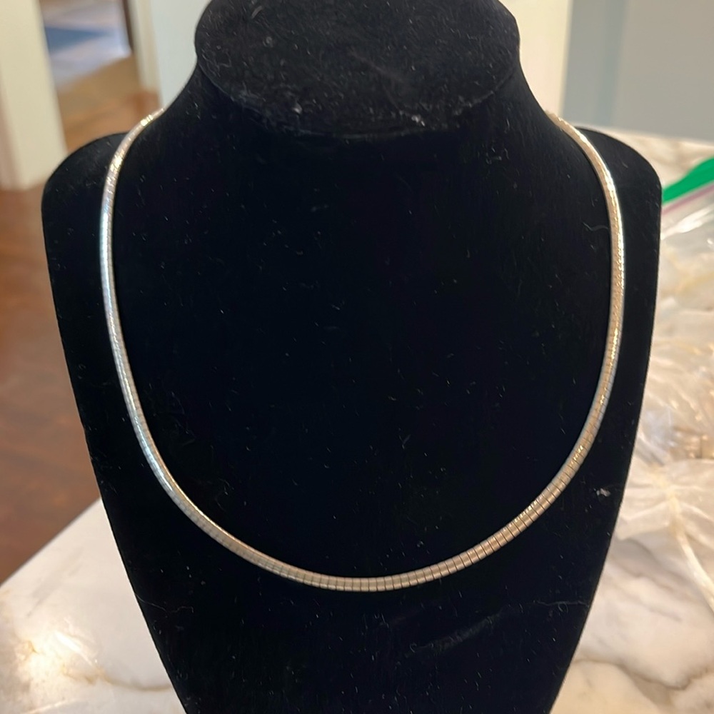 Mexican silver 18” necklace